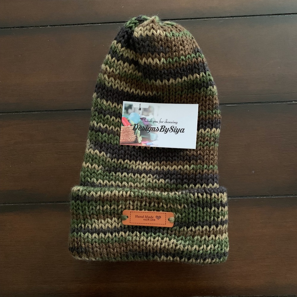 New!! Hand knitted Beanie Hat